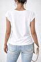 Women's Minimal Printed Sleeveless Regular Fit Comfortable T-Shirt - 2
