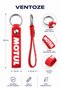 Motul Logo Silicone Keychain |   Automobile & Motorcycle Keychain Red - 3