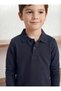 Children's Unisex Cotton Polo Collar Long Sleeve School T-Shirt (Back to School)
