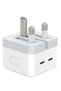 50W iPhone 14 Fast Charger Dual USB Type C Charger Plug, PD3.0 Power Adapter for iPhone 12/13/14/11 Pro Max, Pad Pro/Air, Galaxy etc White - 3