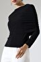 Women's Sandy Draped Long Sleeve Blouse - 4