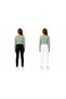 Girls Cotton Stretch Slim Fit Pants Combo Pack (2 Pack) | Black & White | High Waist Full Length Casual Trousers | Soft Breathable School & Daily Wear - 4