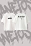 Billie Eilish_15 Design Printed Oversize Crew Neck T-Shirt White