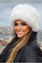 Women's Plush Caucasian Hat - Winter Fur-Looking Hat
