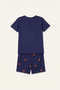 Superman Licensed 2-Piece Navy Blue Shorts Pajama Set for Baby Boy H8148A526Hs - 2