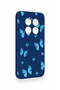Redmi Note 15 Pro 5g Compatible Blue Butterfly Pattern Silicone Case - 3