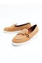 Women's Genuine Leather Ballerinas Tan - 4