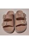 Anatomical Soft Sole Wide Fit Adjustable Double Buckle Women's Home, Work and Street Slippers - 5