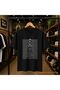 Kayık Line Printed 100% Cotton Oversize Loose Regular Fit Crew Neck T-Shirt