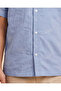 Boys Blue Cotton Linen Casual Shirt - 5