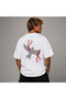 Palestine Peace Themed Dove Printed Oversize Unisex T-Shirt – Freedom and Hope Design