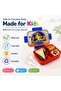 Kids Lunch Box Set with Spoon & Fork, 1800ml Bento Lunch Box for Boys & Girls, 3 Compartment Airtight Leak-Proof Food Container with 4 Locking Clips, BPA-Free School Lunch Box - 3