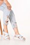 Genuine Leather Comfort Sole Comfortable Daily Sandals Imk.2101 Baby Blue - 6