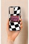 Oppo A16 Compatible Black Good Vibes Patterned Silicone Case