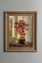 Red Poppies and Decorative Vase - Vintage Patterned Painting - Thick Model