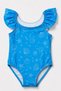 Girls' Patterned Swimwear I Girls' Comfortable One-Piece Swimsuit I Girls' Stylish Ruffle Swimsuit