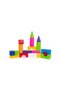 SET CUBURI DE CONSTRUCȚIE MULTICOLORE - 18 piese - educativ - plastic - 2
