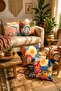 Abstract Sun and Rainbow Pattern 4-Piece Throw Pillow Cover Set - 2