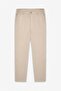 Beige Slim Straight Jogger Pants - 5
