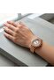 LEONIDAS Stone Dial Luxury Design Women's Watch - Rose Gold - 2
