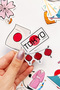 Japanese Themed Cultural 42 Piece Sticker Pack Japan Laptop Thermos Phone Sticker Set - 8