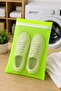 1 Piece Neon Yellow Zippered Shoe Washing Net - 4