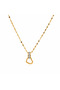 Elara Shine Heart Detailed Women's Necklace 316L Stainless Steel Gold Color Necklace - 2
