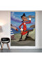 Mad Jack the Pirate Wall Cloth Wall Tapestry First Quality Satin Fabric Poster