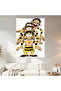 Red Kit Wall Cloth Wall Tapestry First Quality Satin Fabric Poster - 2