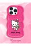 iPhone 16 Pro Max Compatible Case with Camera Protector Red Silicone Couple Phone Case Kitty Pattern - 2