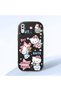 Samsung Galaxy A20 Compatible Case Camera Protector Black Silicone Couple Phone Case Kitty Pattern