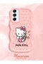 Samsung Galaxy A24 Compatible Case Camera Protector Pink Silicone Couple Phone Case Kitty Pattern - 2