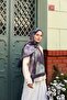 Allure Abstract Floral Pattern Tencel Shawl - 3