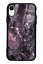 iPhone Xr Rose Chrome Butterfly Design Glossy Phone Case