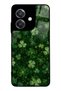 Oppo A3 Emerald Lucky Clover Design Glossy Phone Case