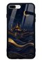 iPhone 7 Plus Golden Crescent Bosphorus Design Glossy Phone Case