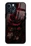 iPhone 13 Pro Max Glossy Phone Case with Midnight Velvet Rose Design