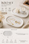 Stone Textured Decorative Oval Jewelry, Candle and Keychain Tray
