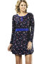 Hmd Women Floral Pattern Dress 70031 - 2