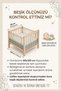 100% Cotton Mother's Side Park Bed Compatible Baby 4 Layer Muslin Blanket and Sheet Set 3-Piece Set - 2