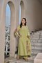 Mul Cotton Embroidered Anarkali Kurta Set for Women | Kurta Pant Dupatta Set | Floral Embroidered Ethnic Indian Wear | Festive & Party Wear | 3 Piece Suit - 4