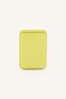 Magsafe Unisex Faux Leather Yellow Card Holder I6568Axns