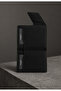 Men's Black Leather Card Holder - Saffiano Leather Card Holder Wallet Can Be Opened and Closed - 100% Genuine Leather Men's Accessory - 6