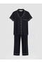 Esvab • Modern & Distinctive Shirt Roba Collar Women's Pajama Set - 6