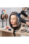 60cm Mannequin Head for Hair Styling | Cosmetology Training Head for Cutting & Coloring - 3
