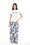 Women's Floral Patterned 100% Viscose Pajama Set - 7