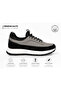 Valento Casual Sneaker Genuine Nubuck Leather Men's Grey-Black Shoes - Light Faylon Sole - 6