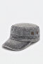 Premium Washable Castro Cap |   Gray Unisex Vintage Casual Hat Model - 3