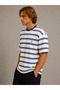 Oversize Boxy Fit Men's T-Shirt – Thick Cotton, Green Future Print, Street Style Premium T-Shirt - 2