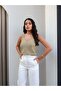 High Waist Straight Cut Trousers - 5